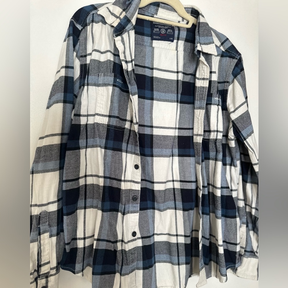 Large American Eagle flannel